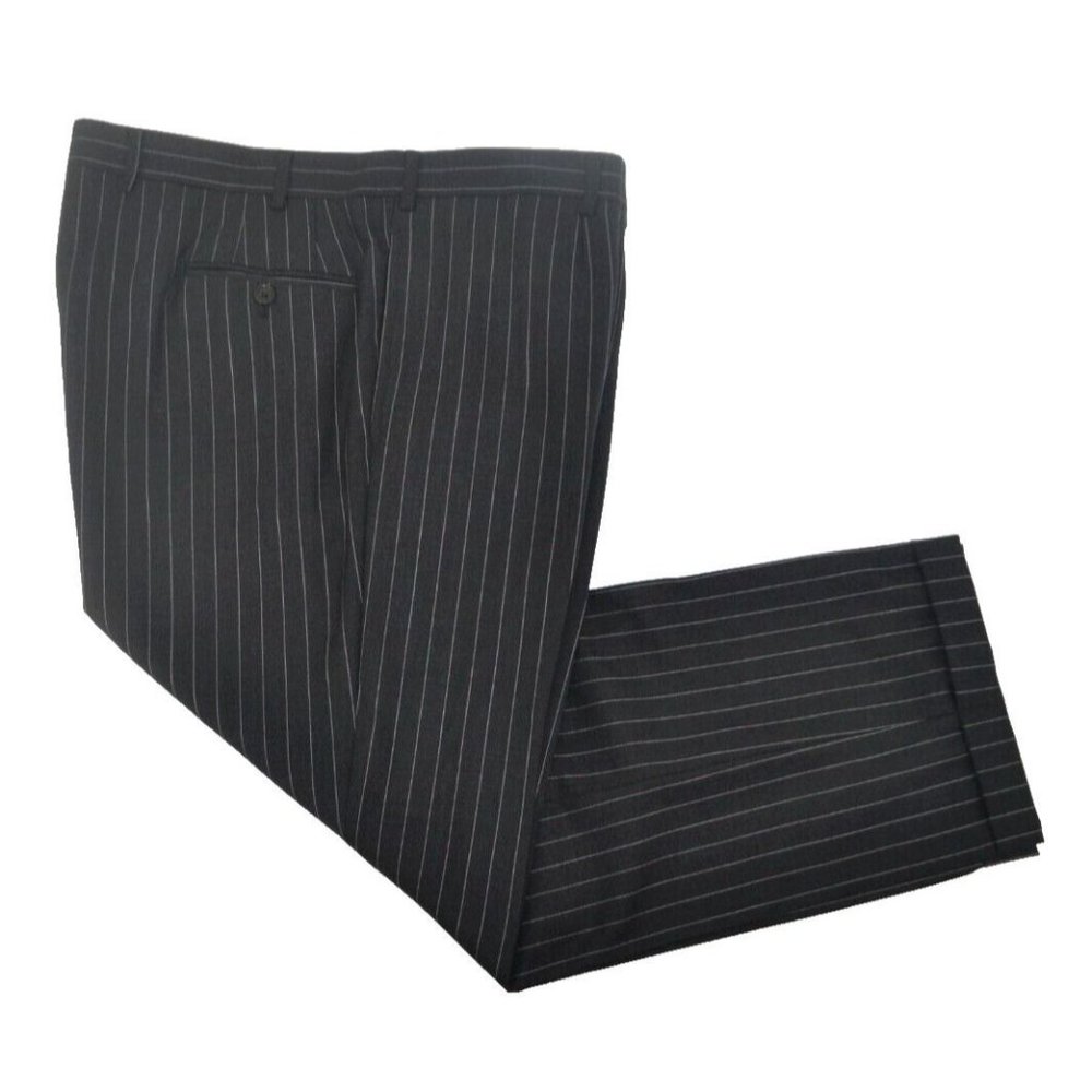 BROOKS BROTHERS Black Fleece Flat Front Dress Pants SIZE BB5 Thom Browne BLACK